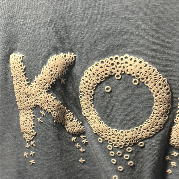 NEW Michael Kors Blue Long Sleeve Top - Picture 4 of 5